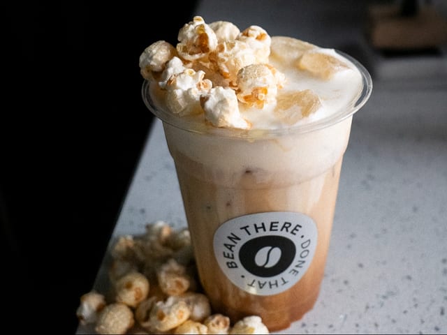 Iced Kettle Corn Latte.
